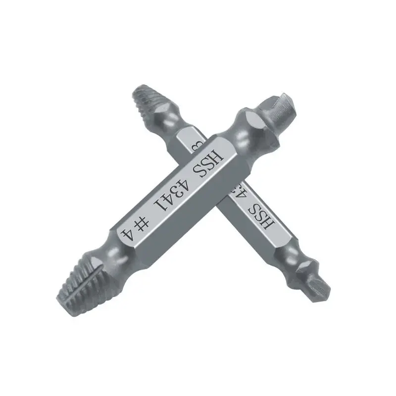 

6pcs/set HSS Screw Extractor Drill Bit Broken Damaged Bolt Remover Removal Easy Dropshipping