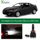 Xlights для Hyundai Coupe Tiburon 2000 2001 Светодиодные фары ближнего света супер яркий фары Canbus без ошибок автомобильные светодиодные аксессуары 12 В 24 В 6000 К