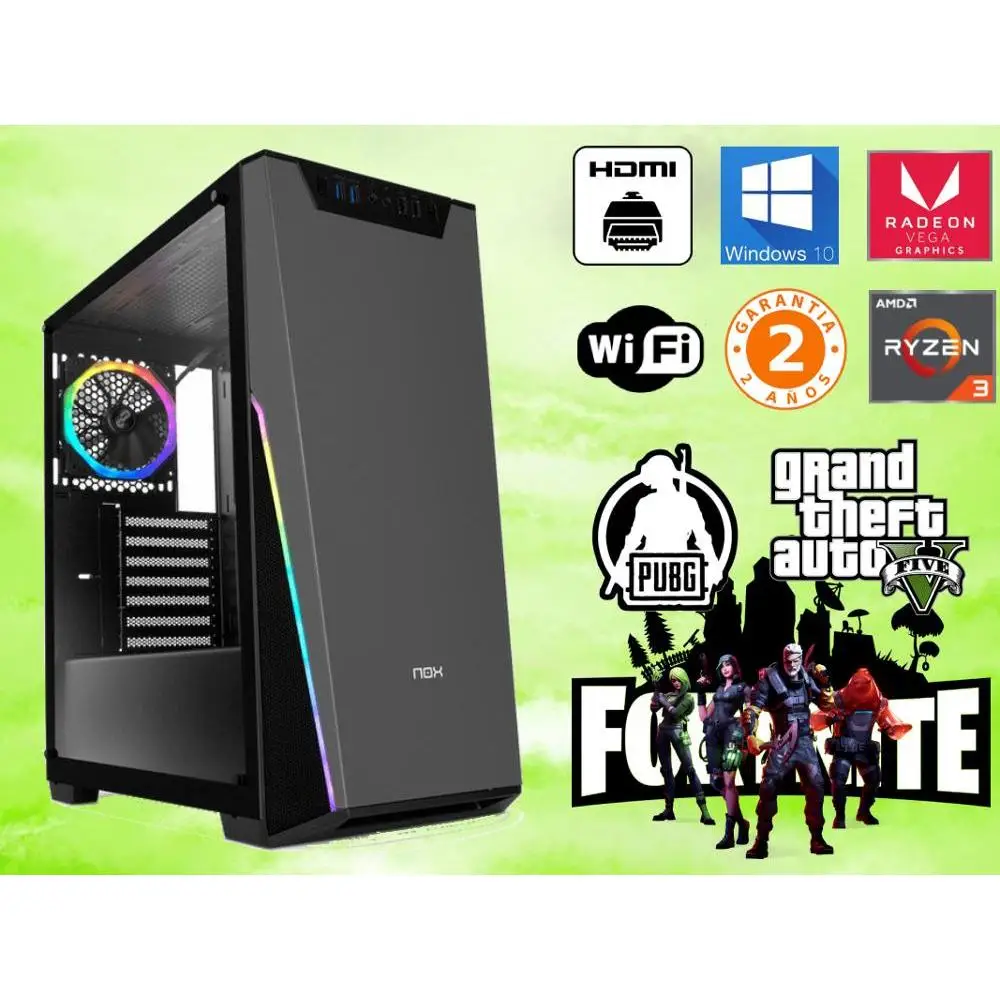  Игры на ПК Ryzen 3 2200g 8 жестких ГБ/16 ГБ ОЗУ 500 Гб/1 ТБ HDD 120/240 SSD GPU: RADEON RX VEGA WINDOWS 10 2 года