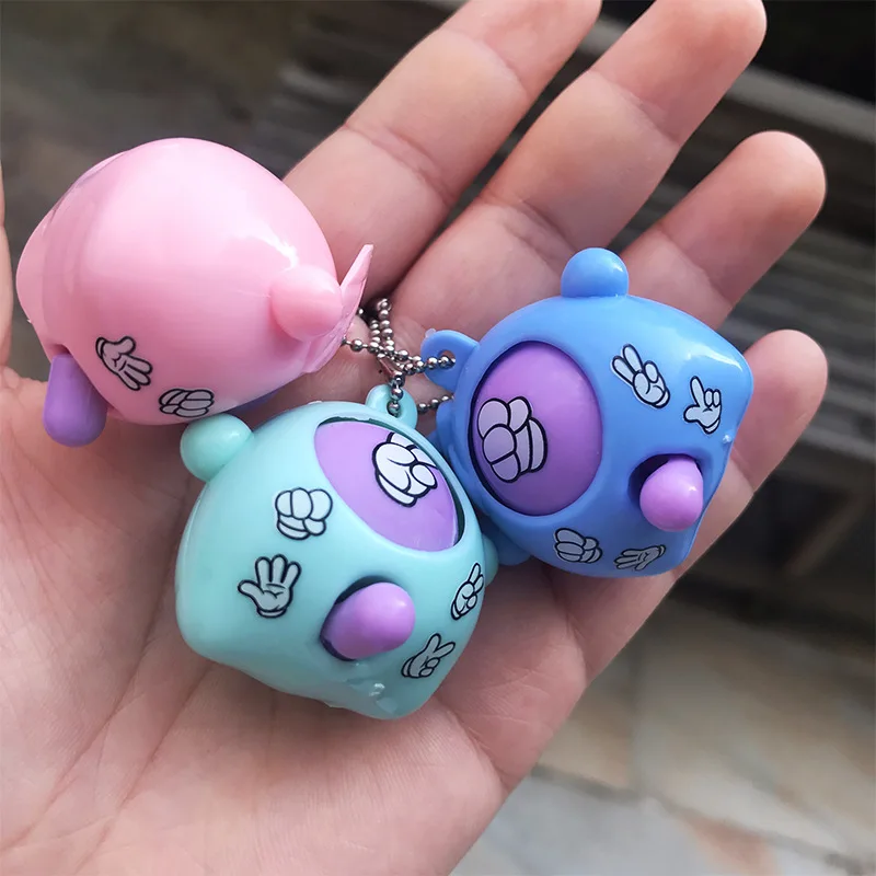 6 шт/лот мини Mora устройство Fair Finger-гадание игра рок бумага ножницы Играть Игрушка круглое яйцо нежный и забавный брелок подвеска