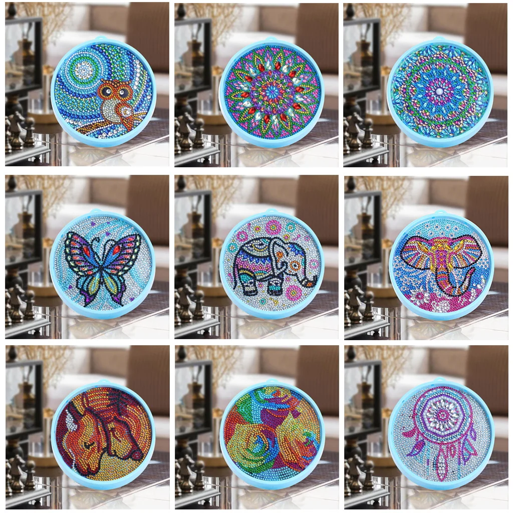 

DIY Diamond Painting Led Light,Full Drill Cross Stitch Number Kit Lamp for Bedside Art Craft Home Decor New
