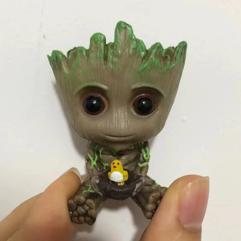 

Цветочный горшок Marvel Грут стражи малыша галактика коллекционная игрушка мини-подарки