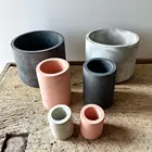 Большая круглая форма для кастрюль, силиконовая форма для бетона, форма для цемента, форма для сада, бетона, искусственная круглая форма для подсвечника