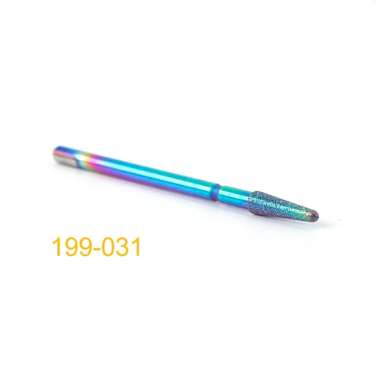 199-031 Diamond Cuticle Nail Drill Bits Milling Cutters Burr Files Manicure Pedicure Polish Removing Gel Electric Machine Tools TR1514-1 - Цвет: 199-031