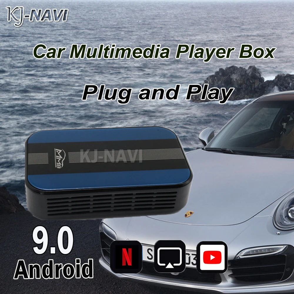 

Беспроводной автомобильный мультимедийный плеер, 4 + 64 ГБ, Android 9,0, для BMW, Benz, Audi, Mazda, Lexus, Apple Carplay, Android, автомобильная ТВ-приставка