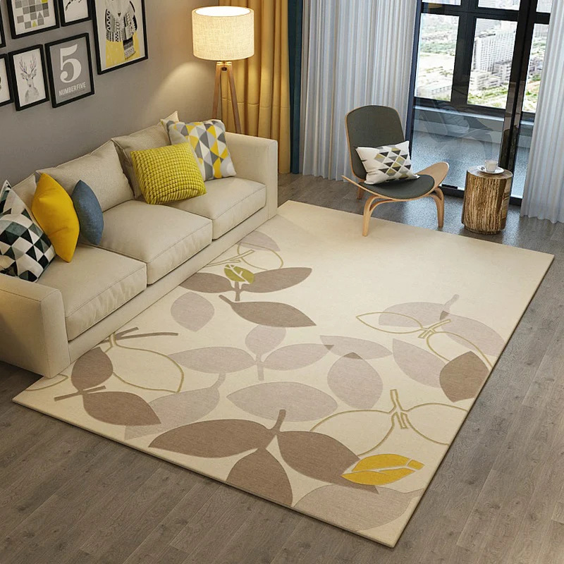 Современный ковер в скандинавском стиле для гостиной дизайн спальни полный