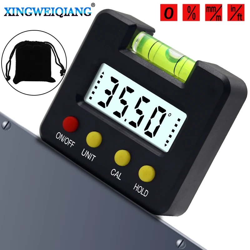 Angle Protractor Universal Bevel 360 Degree Tilt Mini Electronic Digital Inclinometer Tester Measuring Tools | Инструменты