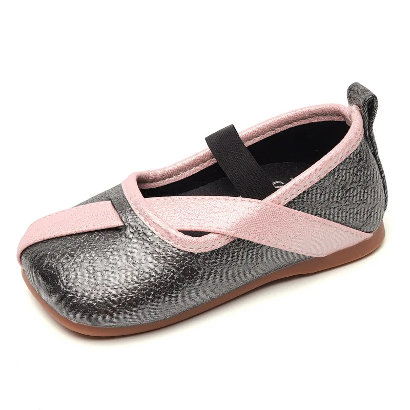 

Baby Girl Leather Shoes Kids Casual Flats For Wedding Party Exclusive Design Fashion Princess Chic Children Shoes Sweet 21-30