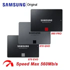 SAMSUNG SSD 500 Гб 870 EVO QVO 250G Внутренний твердотельный диск 1T 2T 4T HDD жесткий диск 860 PRO SATA 3 2,5 для ноутбука HDD компьютера