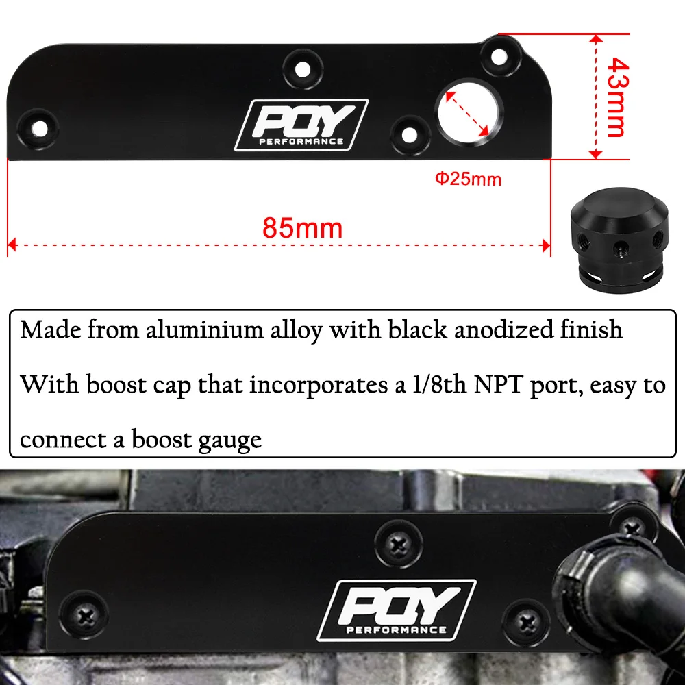 Фото WLR RACING-заготовка PCV Delete Plate Kit Revamp адаптер для Volkswagen (VW)/Audi/SEAT/Skoda EA113 двигатели с логотип pqy TSB01 №4