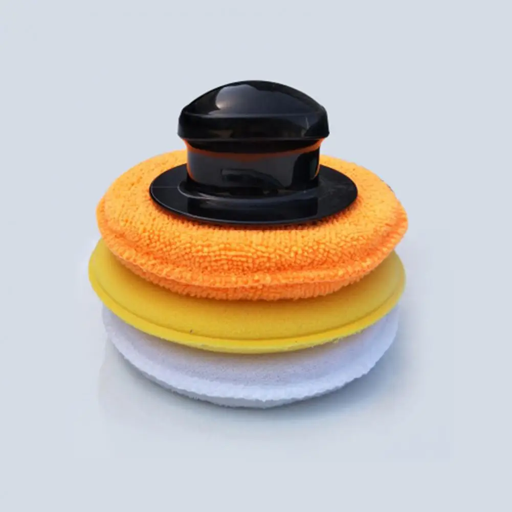 

3+1Car Cleaning polishing Pad Wash Polishing Waxing Sponge Set Ultra Fine Refined Foam Applicator Auto Care Tools Car Detailing