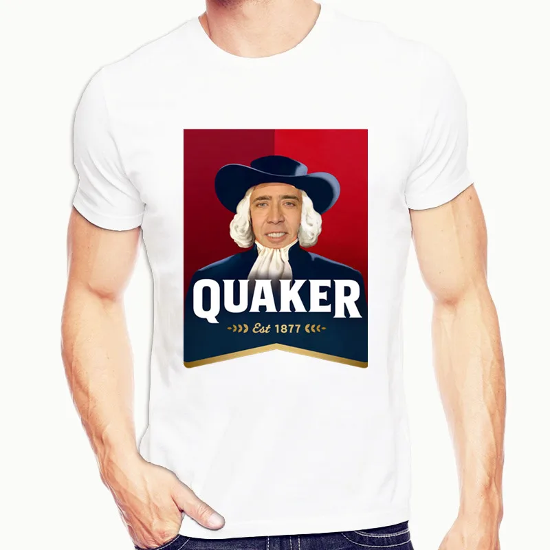 

Summer Funny Hipster Tee T Shirt Short Sleeve Tops Mens White Creative Top Tee Men's Nicolas Cage In A Banana T-shirt