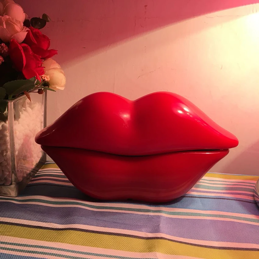 lips telephone novelty red pink rose red mouth lip shaped phone landline desk corded phone for home hotel office decoration free global shipping