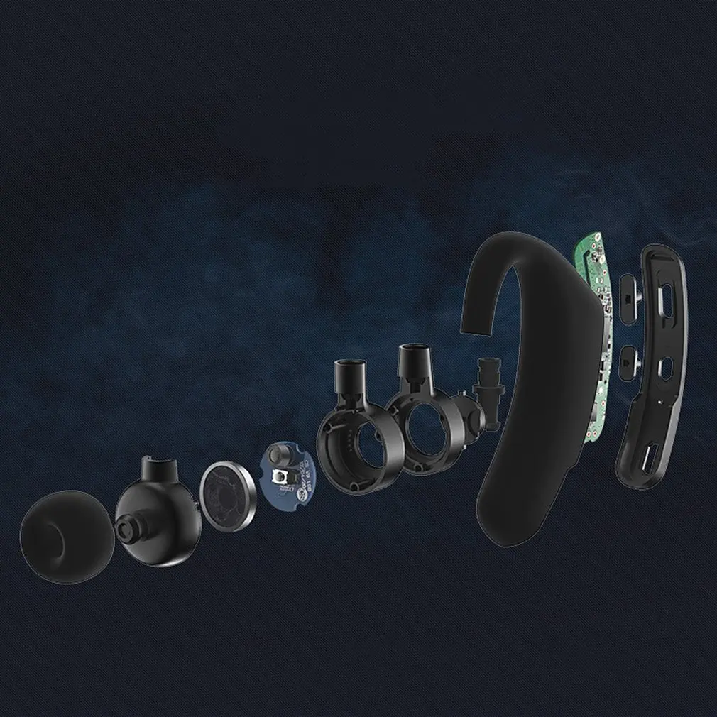 V9 Earphones Bluetooth-compatible Headphones Handsfree Wireless Headset Business Drive Call Sports For Samsung | Электроника