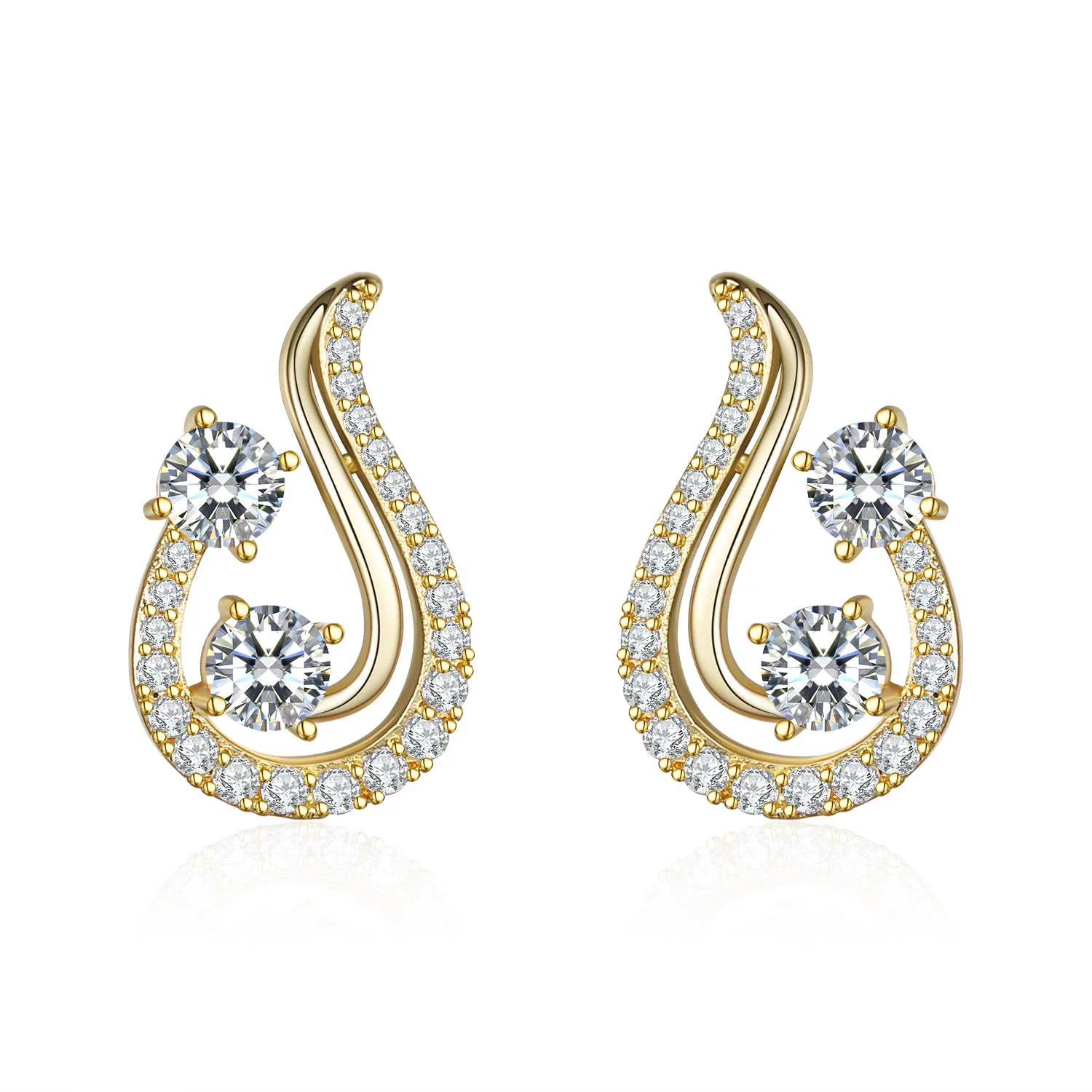 

Earrings for women Novelty minority fashionable Elegant and Generous summer Grace Cubic Zirconia office feast ball wedding