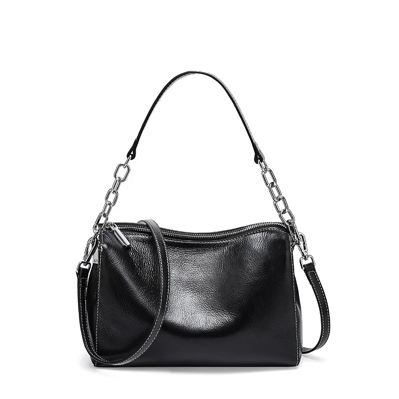 Сумка на плечо ZENCY женская из 100% натуральной воловьей кожи маленький мессенджер