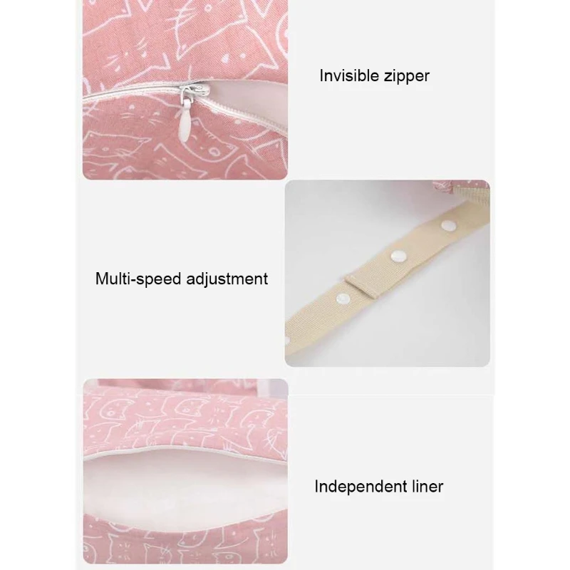 Almohada ajustable para lactancia de reci&eacute;n nacido, almohada de lactancia multifunci&oacute;n con correa auxiliar para el hombro, posicionador para el cuidado del beb&eacute; para ni&ntilde;os-5