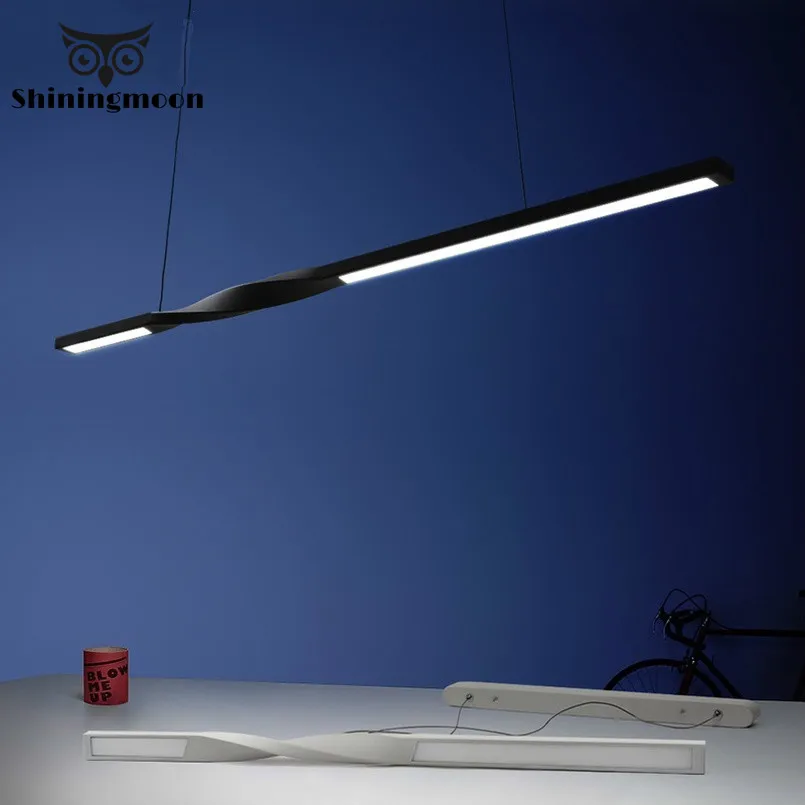 Светодиодная подвеска в виде длинной полоски для скандинавского творчества