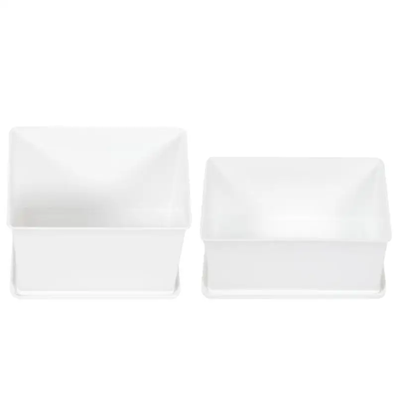 

2Pcs Simple Practical Household Storage Boxes with Lids for Bedroom Desktop