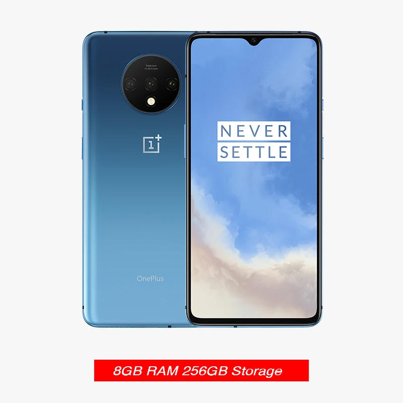 8GB 256GB Blue Скидка 1200 руб Промокод: newyear1200 Смартфон OnePlus 7 T 7 T с глобальной ПЗУ 8 Гб 128 ГБ Восьмиядерный процессор Snapdragon 855 Plus 90 Гц AMOLED экран 48 МП Тройная камера NFC - Цвет: 8GB 256GB Blue