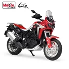 Комплект моделей мотоциклов Maisto 1:18 Honda Africa Twin DCST, металлическая литая модель, демонстрационная коллекция, подарок, игрушка