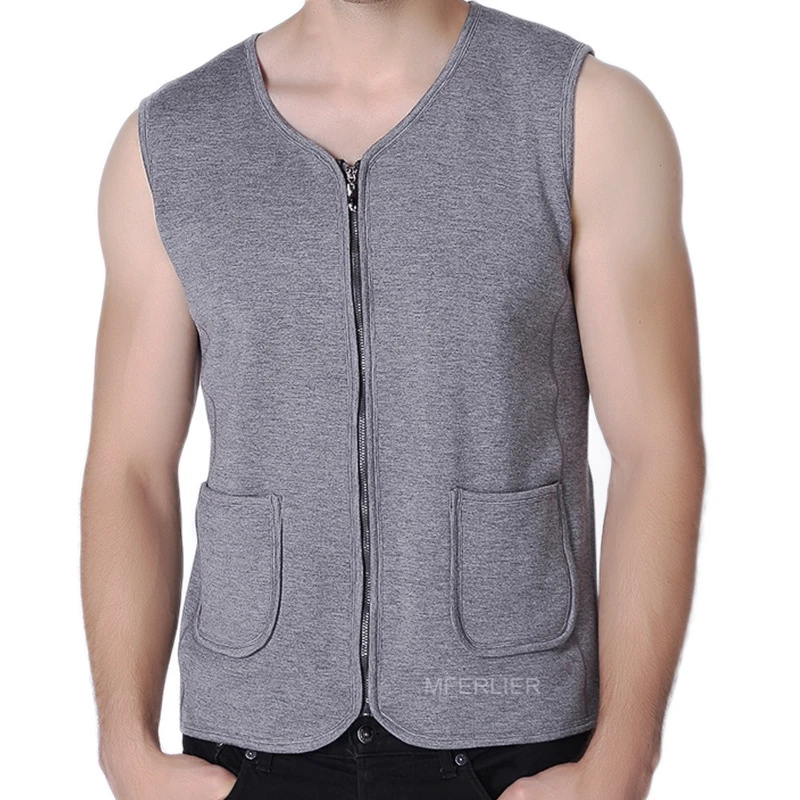 

Spring Autumn fleece men vest Plus size 5XL 6XL 7XL 8XL 9XL Bust 154cm sleeveless vest men