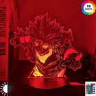 3d светодиодный светильник Hunter X Hunter Killua для спальни, ночсветильник для украшения, подарок на день рождения, акриловый ночник Hxh Killua Godspeed