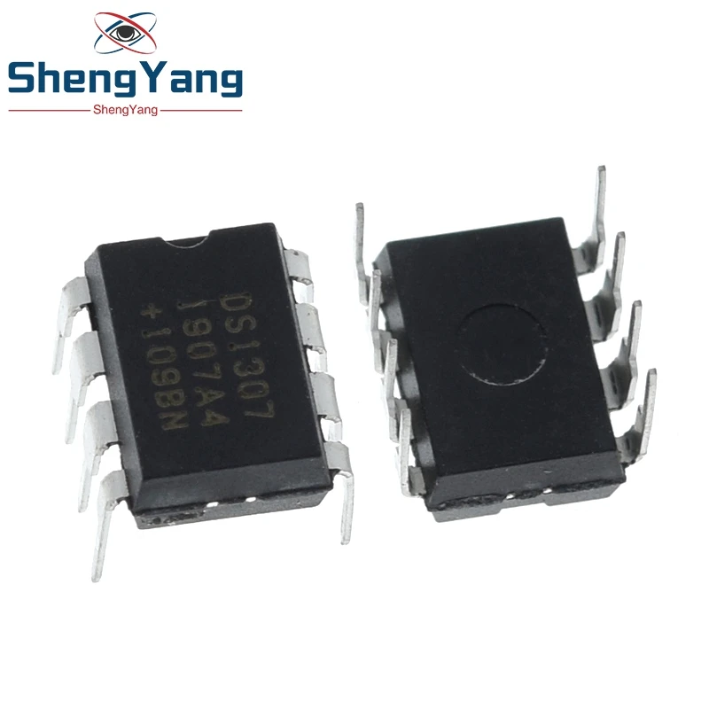 TZT 10 шт. DS1307 1307 DIP-8 часы в реальном времени 64x8 последовательный I2C RTC новый оригинальный