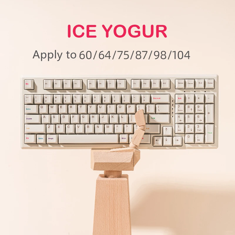 Колпачок для клавиш PBT Froyo высота вишни термосублимация универсальная