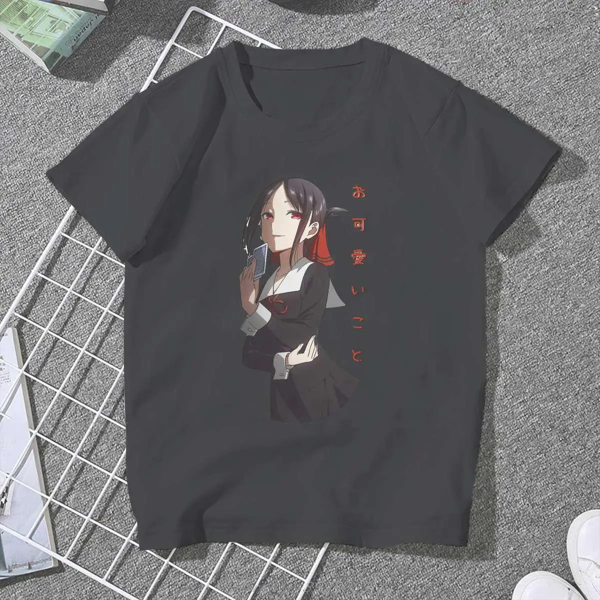 

Kaguya Okawaii Koto женская футболка Kaguya sama Love Is War аниме в эстетике винтажная женская одежда большого размера хлопковая графическая одежда