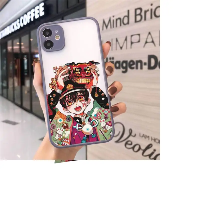 

Anime Toilet Bound Hanako Kun Phone Cases Matte For iPhone 12 Mini 11 Pro XR XS Max 7 8 Plus X Hard PC Back Cover