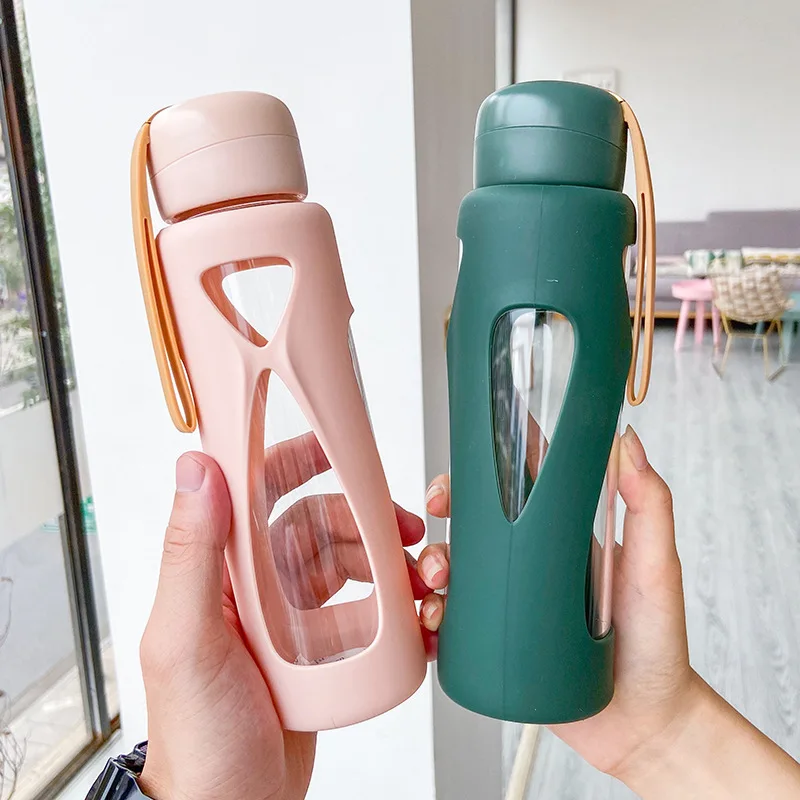 Бутылка для сока с крышкой многоразовые дорожные портативные бутылки воды