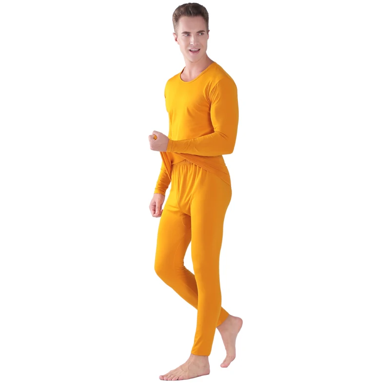 Теплые Термальность утепленного трикотажа набор с подштанниками для размера