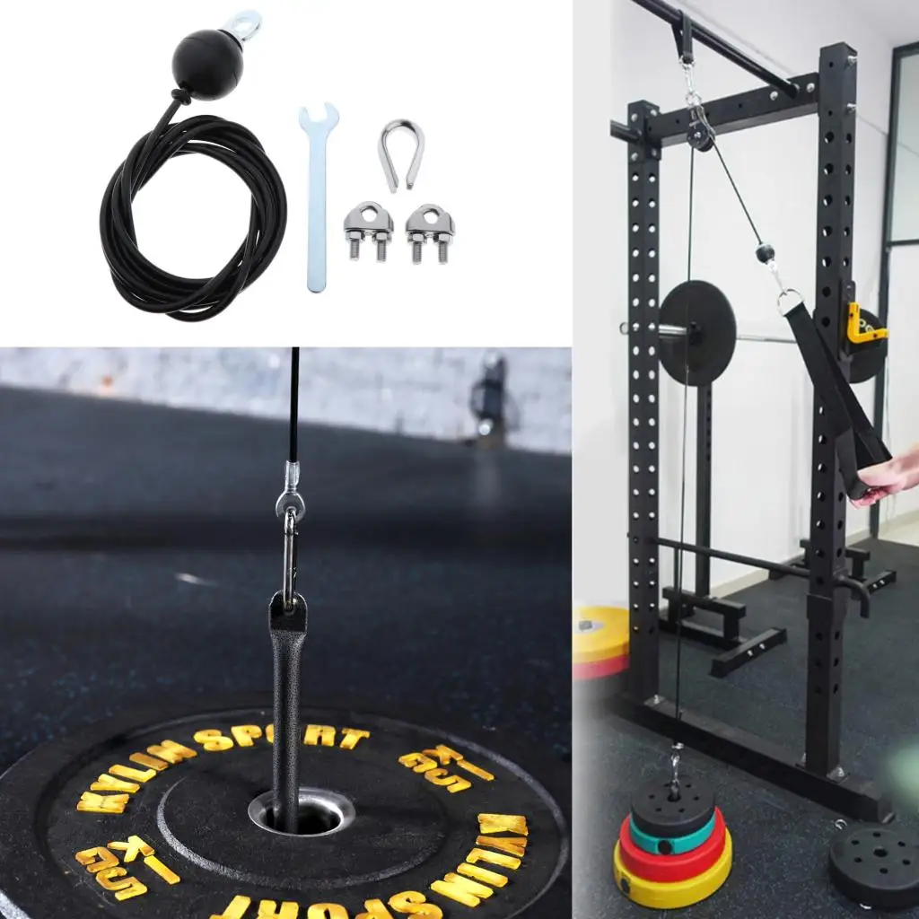 Твердые LAT Pulldown замена кабеля Тренажерный Зал Регулируемая машина тянуть вниз
