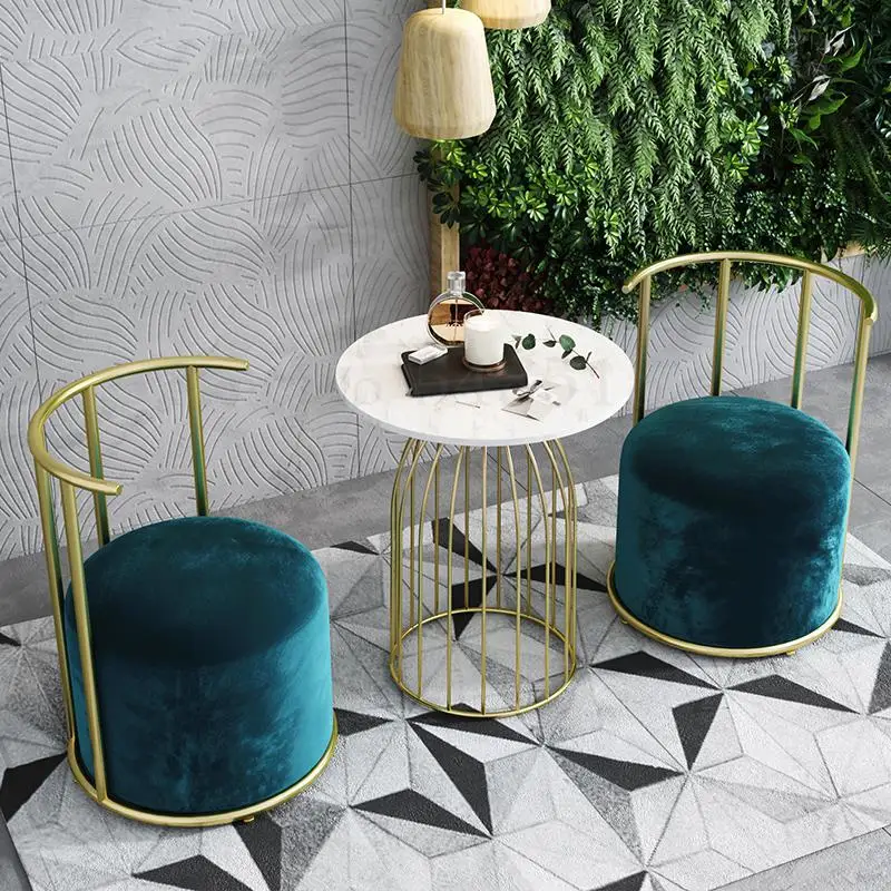 Скандинавский одиночный маленький диван для отдыха сетчатый красный