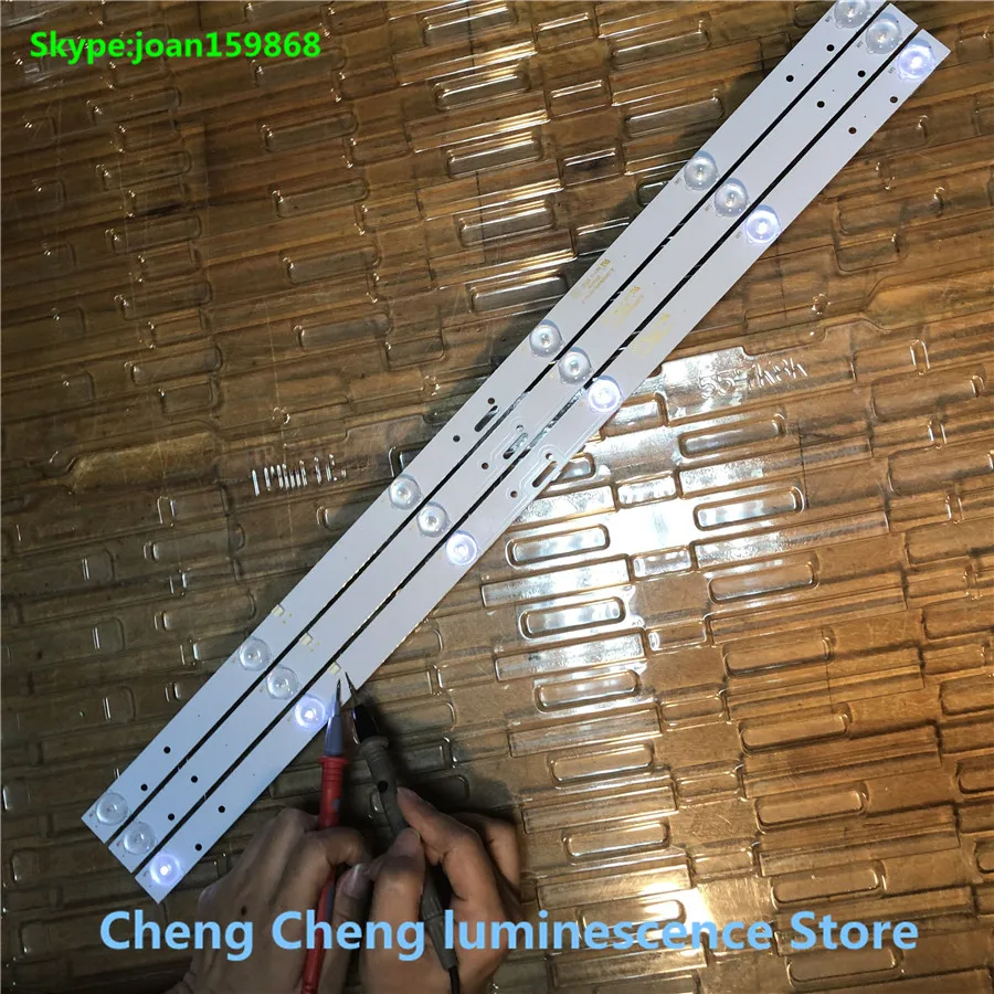 

for New led backlight CC02320D562V04 for 32inch strip LE-8822A SJ.HL.D3200601-2835BS-F 6v 6lamp 56CM 100%NEW