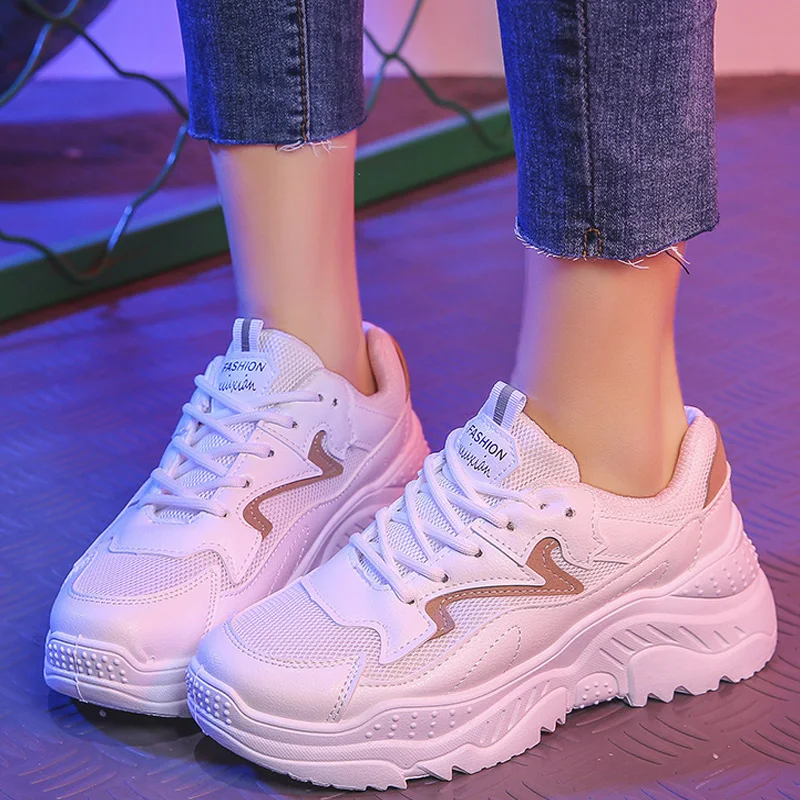 Женские кроссовки в стиле Харадзюку Женская Вулканизированная обувь Удобная