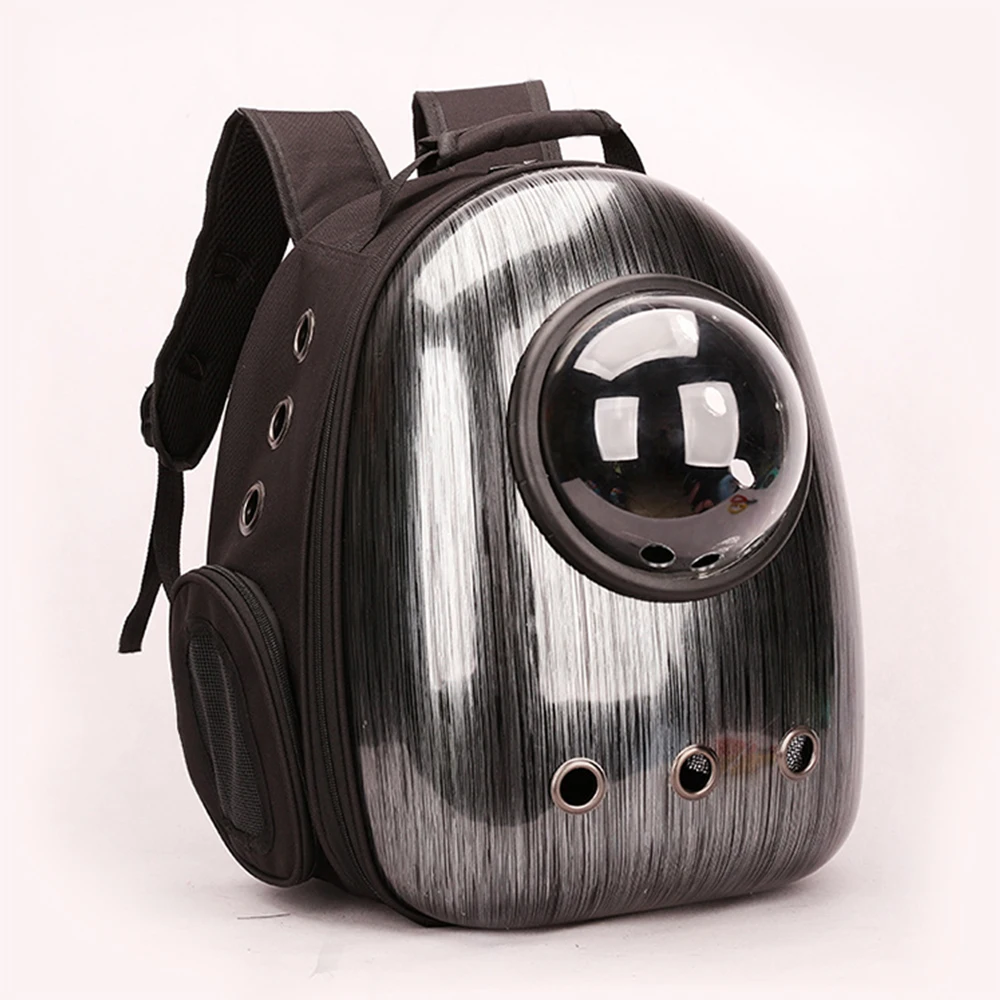 Cat Backpack Breathable Transport Travel Bag Space Capsule Portable Cat Dog Carrier Bag Breathable Pets Backpack