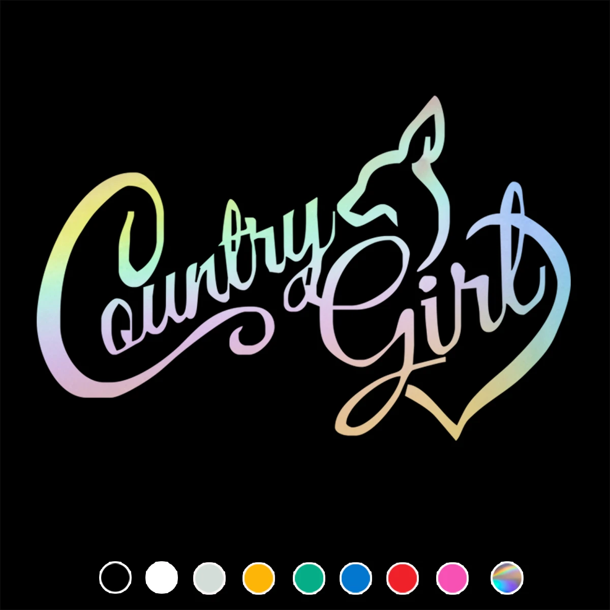 Кантри девочка Автомобильная наклейка Fuuny для автомобилей авто мотоцикл Бампер