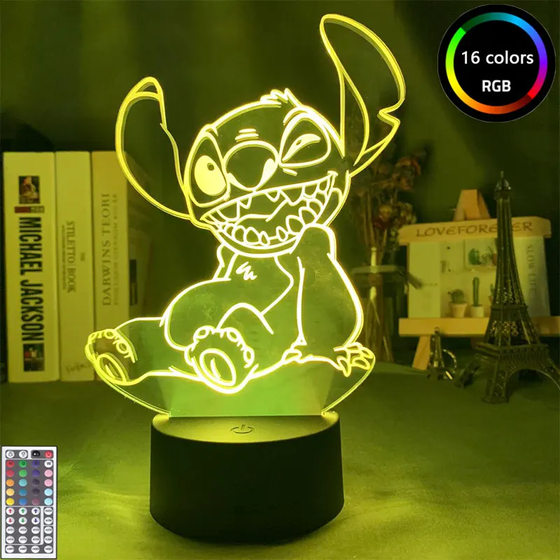 Мультфильм ночник Король Лев Simba светодиодный 3d свет изменение цвета Новинка