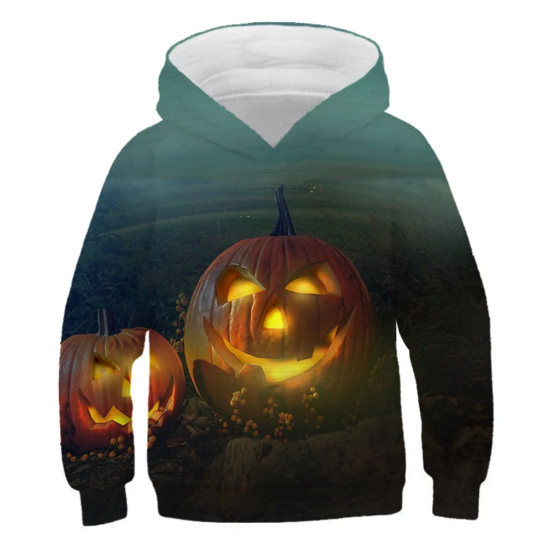 

Новинка Осень 2021, Детский Повседневный пуловер с 3d-рисунком аниме на Хэллоуин, Спортивная Толстовка для молодежи и студентов, свитер унисек...