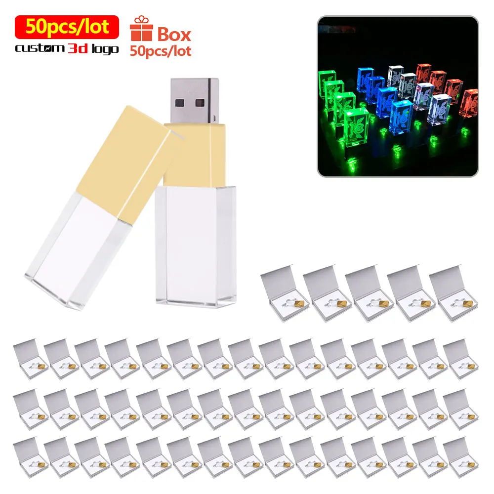 

USB-флеш-накопитель с кристаллами, usb 2,0, 16-128 ГБ