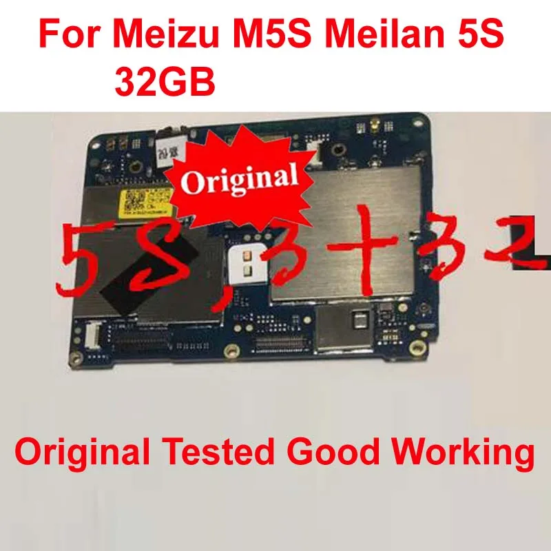 Оригинальная протестированная материнская плата для Meizu M5S Meilan 5S 32 гб платы