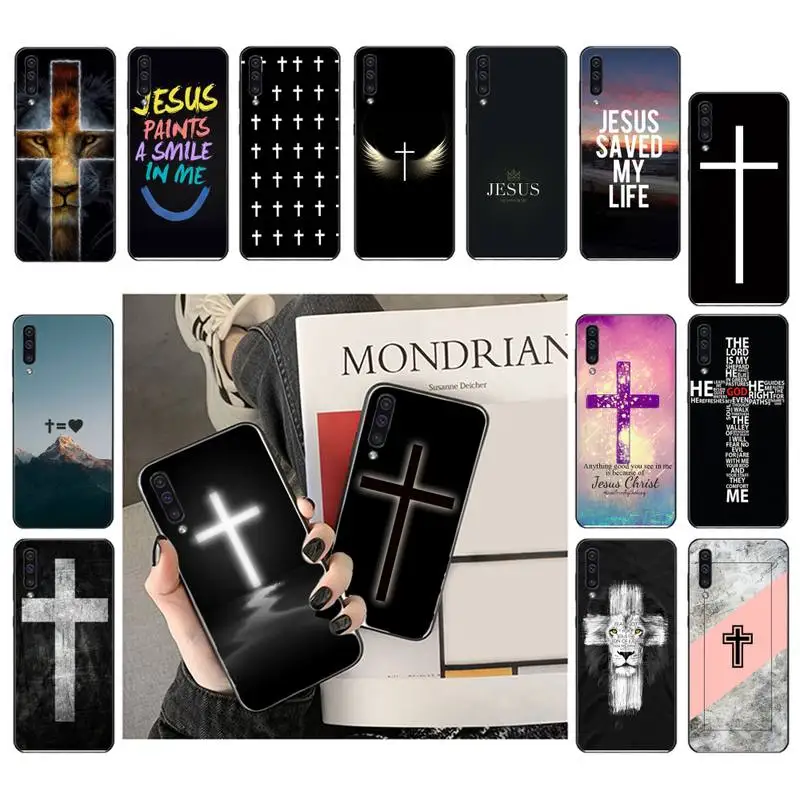 

Bible Jesus Christ Christian Cross Phone Case For Samsung A72 A52 A32 A41 A31 A50 A11 A12 A02 M31 A51 A70 A71 A21S A30 A20