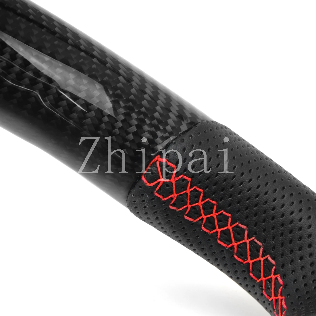 

Auto parts Carbon fiber Steering wheel For VW JETTA 2015 Normal MK7 GTI R GTD with Perforated Leather 2013-2019