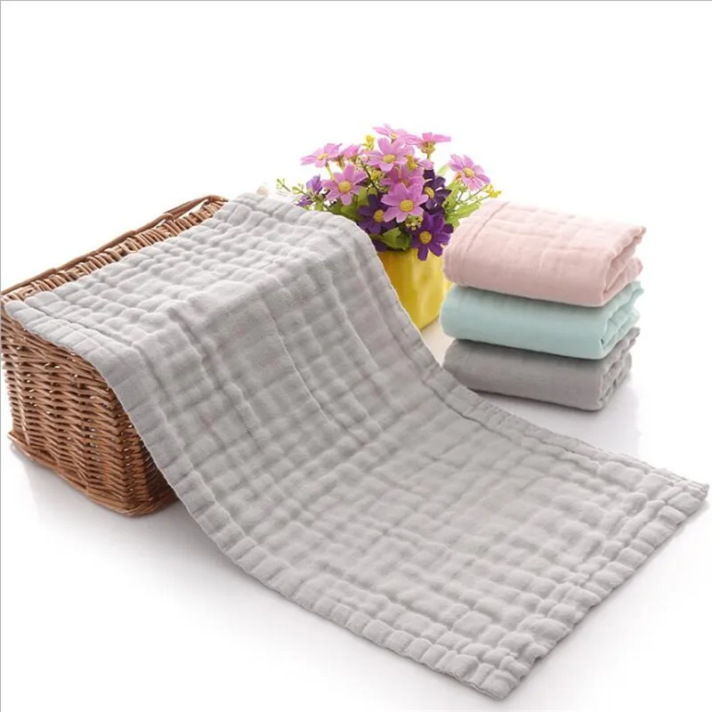 

6 Layers Cotton Gauze Baby Face Towel Soft Baby Towel Wash Cloth Handkerchiefs Infant Baby Feeding Saliva Towels 30*30cm 25*50cm