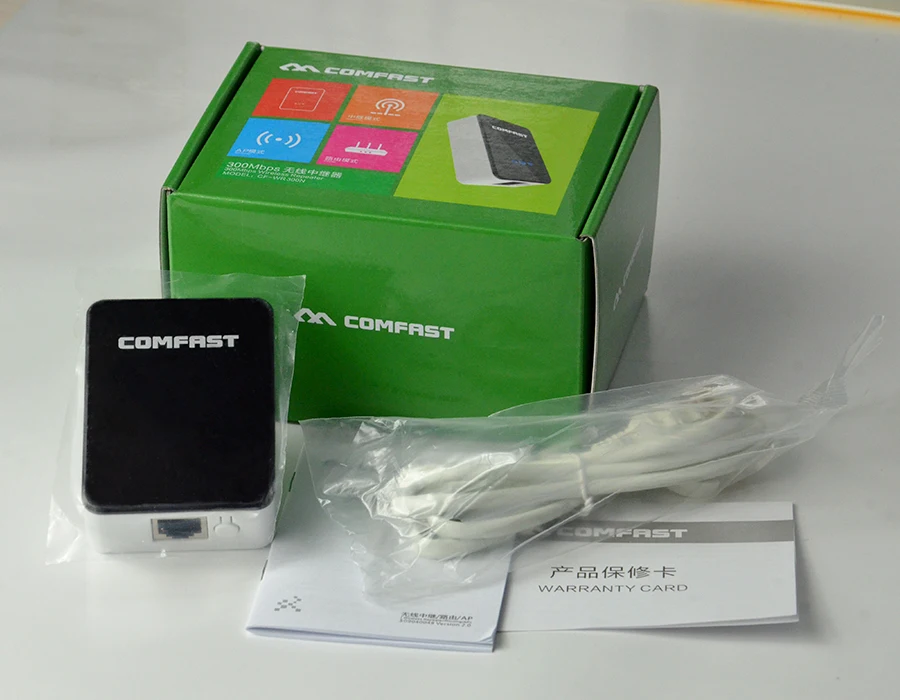 COMFAST AP + ретранслятор маршрутизатор три в одном CF WR300N 300 Мбит/с 802.11N Портативный wifi