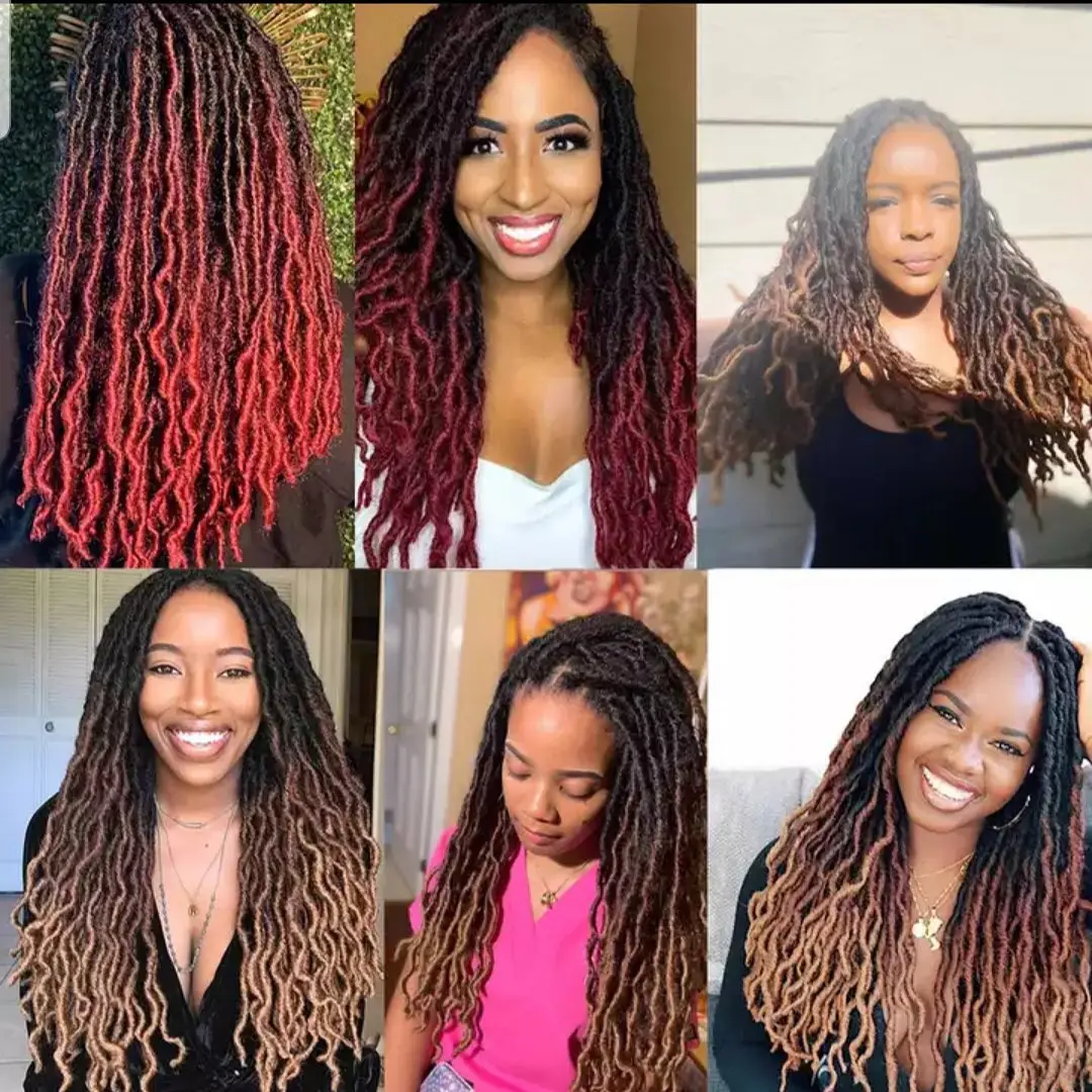 Синтетические Искусственные локоны кудрявые вязаные косички удлинители волос 18