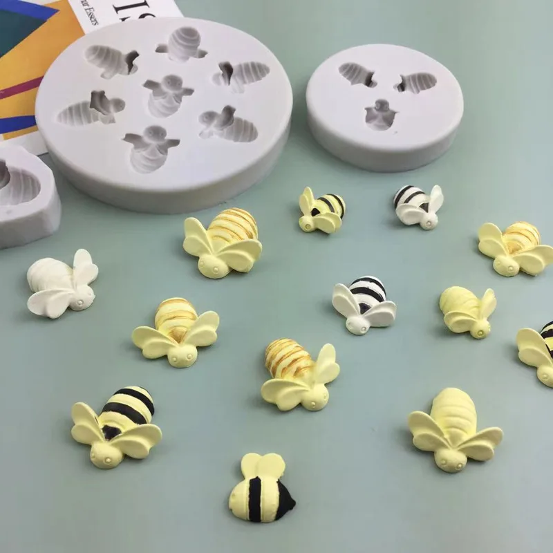 DIY Honey Bee Honeycomb Wax Mold Cake Baking Mousse Chocolate Candle Handmade Soap Mold