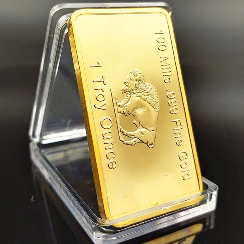 

1PC German Mint Troy Ounce Buffalo German Silver Bullion Coin Badges Vintage Home Decor Ornaments Room Bedroom Desk Decoration